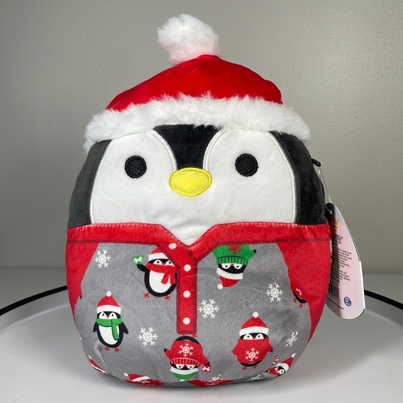 Squishmallows Other - Squishmallows Luna the Penguin in Christmas Pajamas 8”